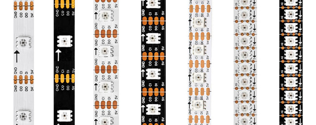 SK9822 IC Programmable LED Strips